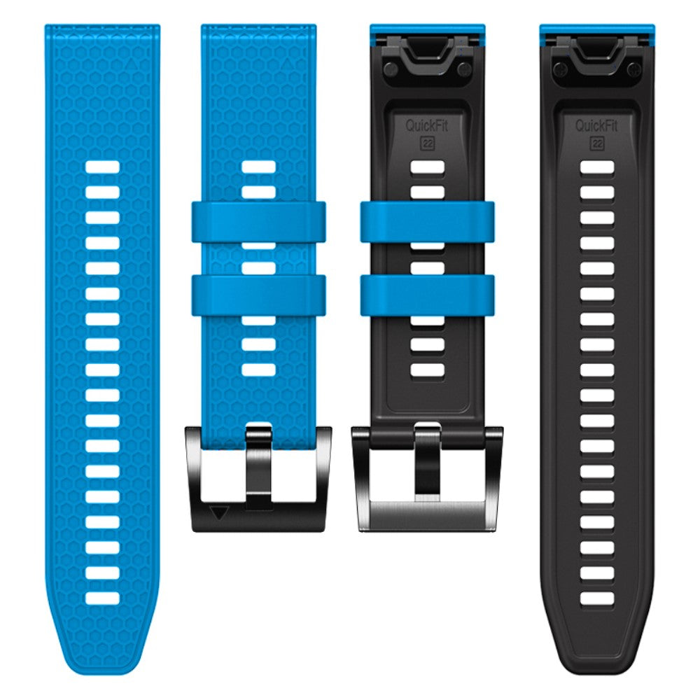 Super Fint Silikone Universal Rem passer til Smartwatch - Blå#serie_10