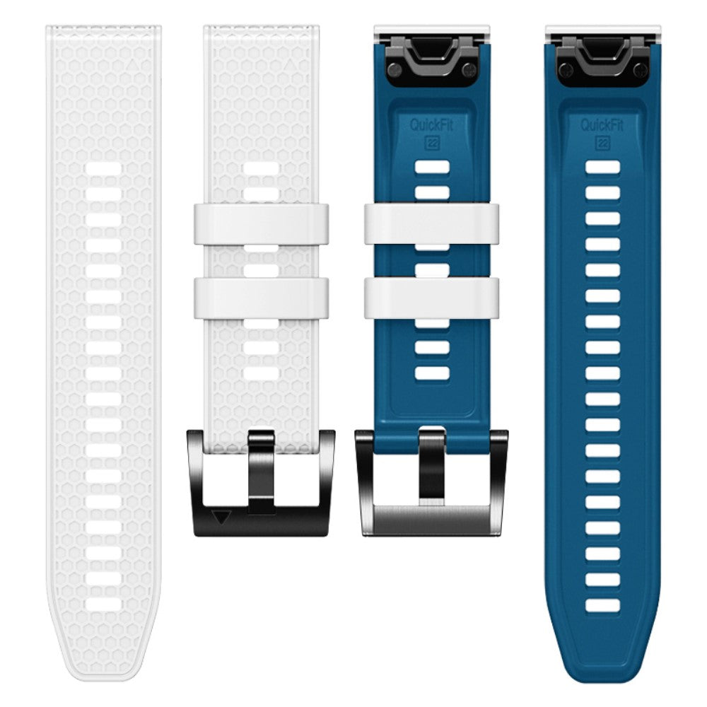 Super Fint Silikone Universal Rem passer til Smartwatch - Blå#serie_2