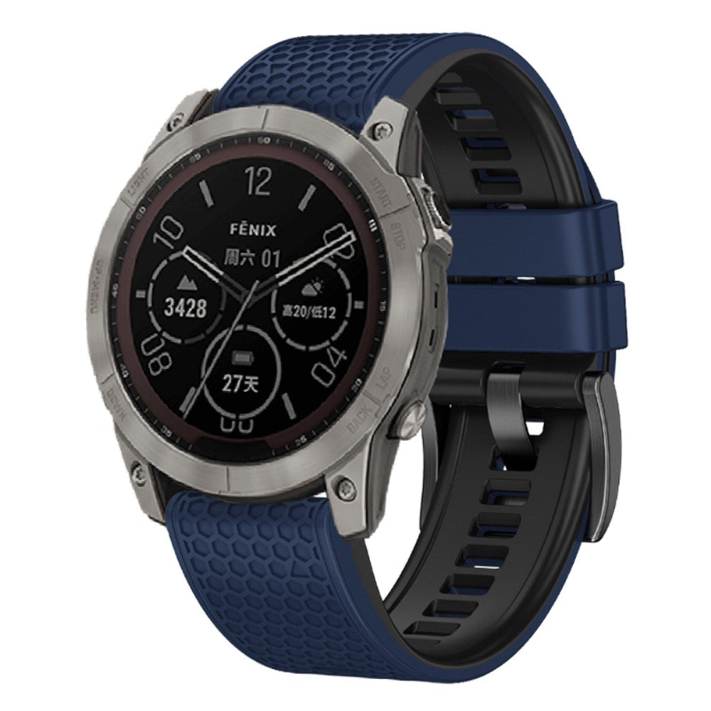 Super Fint Silikone Universal Rem passer til Smartwatch - Blå#serie_3