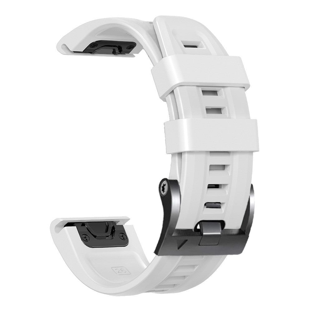 Super Holdbart Silikone Universal Rem passer til Smartwatch - Hvid#serie_2