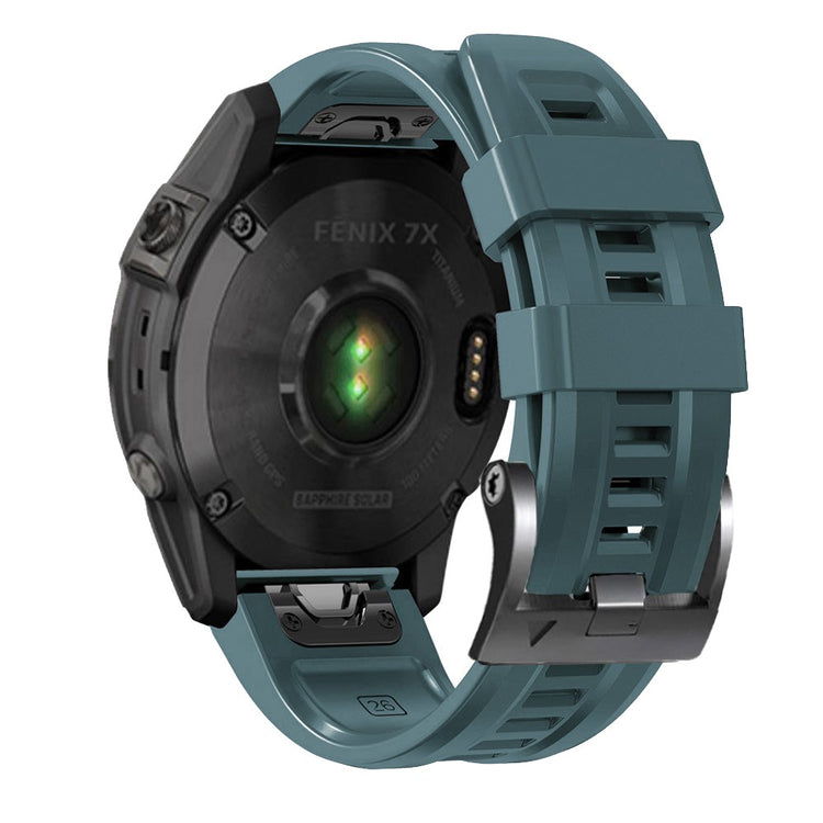 Super Holdbart Silikone Universal Rem passer til Smartwatch - Blå#serie_3