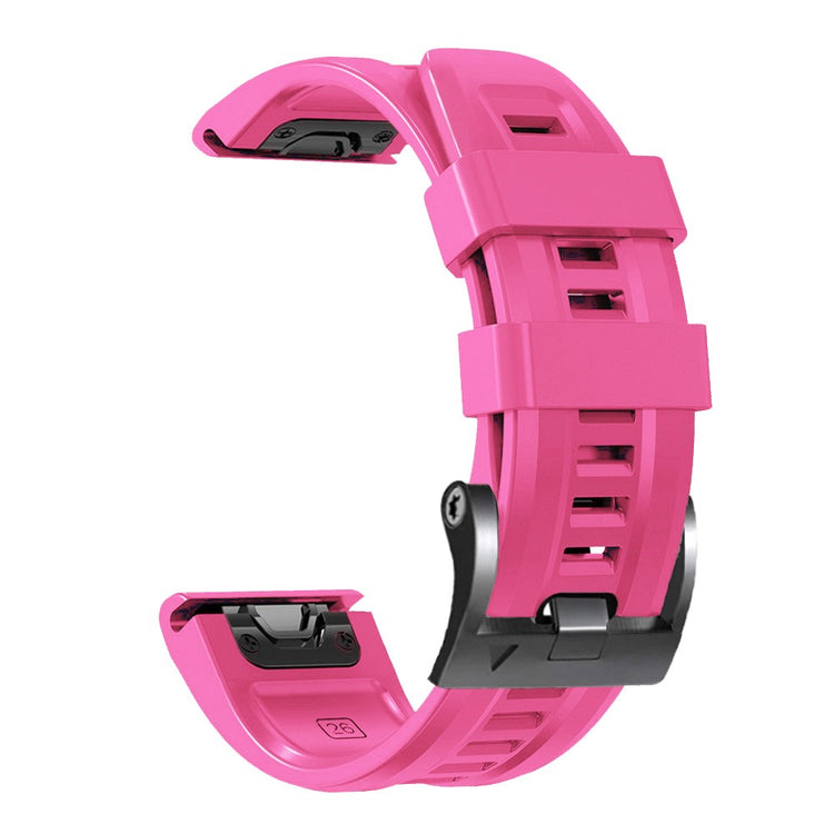 Super Holdbart Silikone Universal Rem passer til Smartwatch - Pink#serie_5