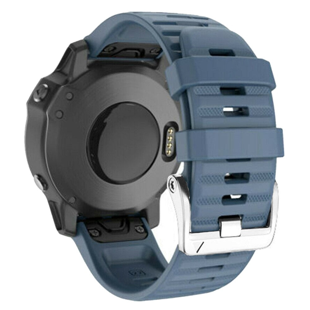 Helt Vildt Flot Silikone Universal Rem passer til Smartwatch - Blå#serie_1