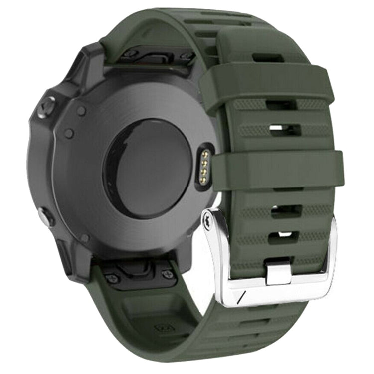 Helt Vildt Flot Silikone Universal Rem passer til Smartwatch - Grøn#serie_6