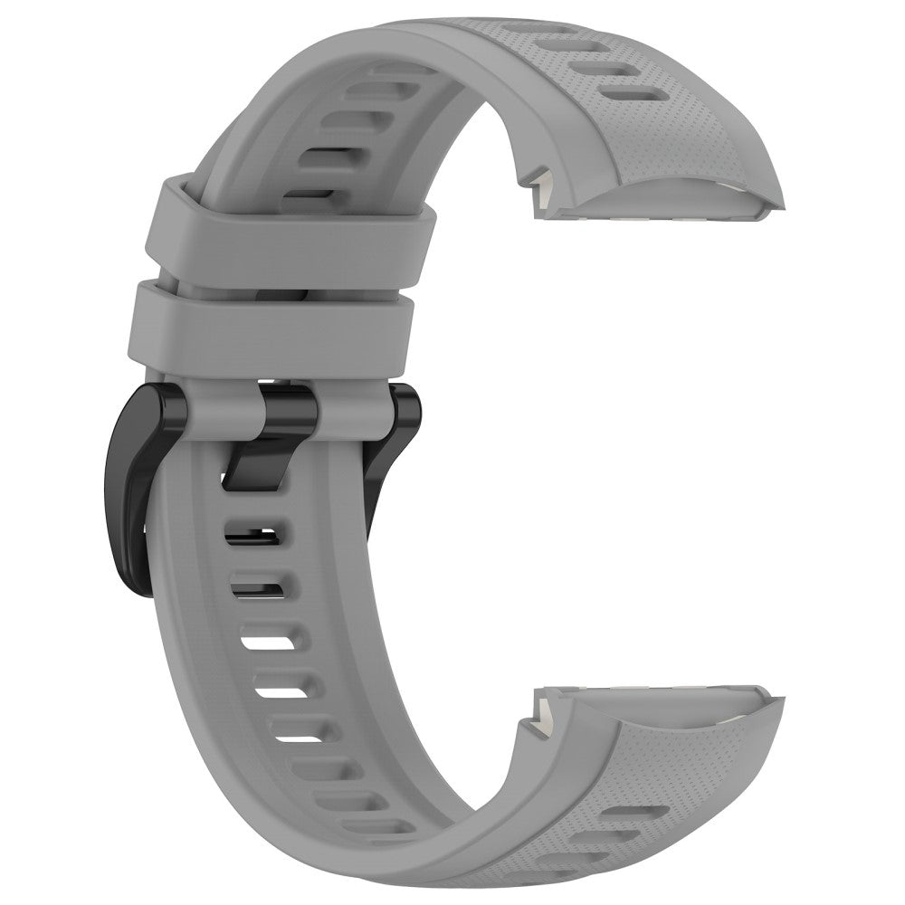 Metal Og Silikone Universal Rem passer til Garmin Approach S70 (47mm) / Garmin Approach S70 Series - Sølv#serie_8