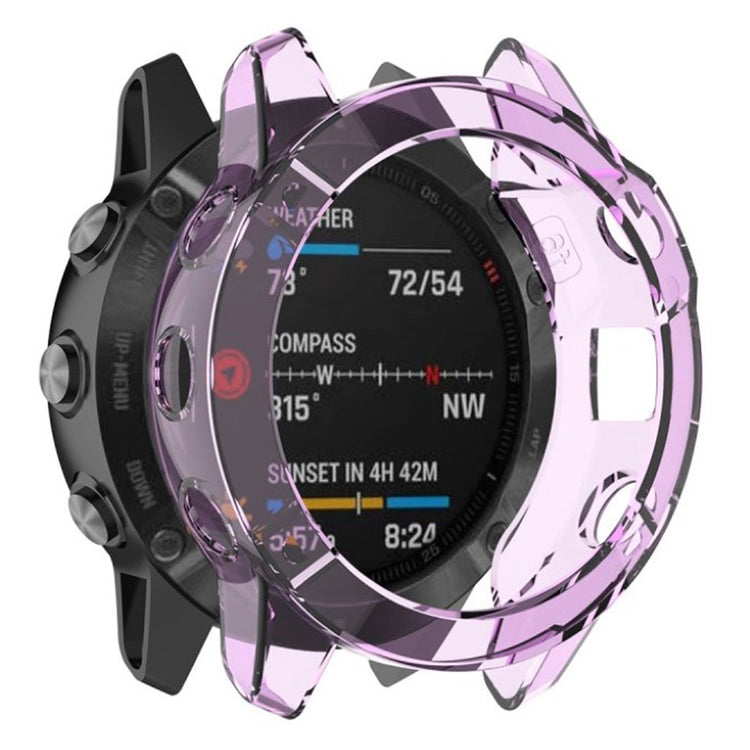 Vildt Godt Garmin Fenix 6X Pro Silikone Cover - Lilla#serie_5