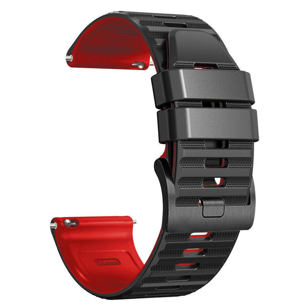 Helt Vildt Nydelig Silikone Universal Rem passer til Smartwatch - Rød#serie_11