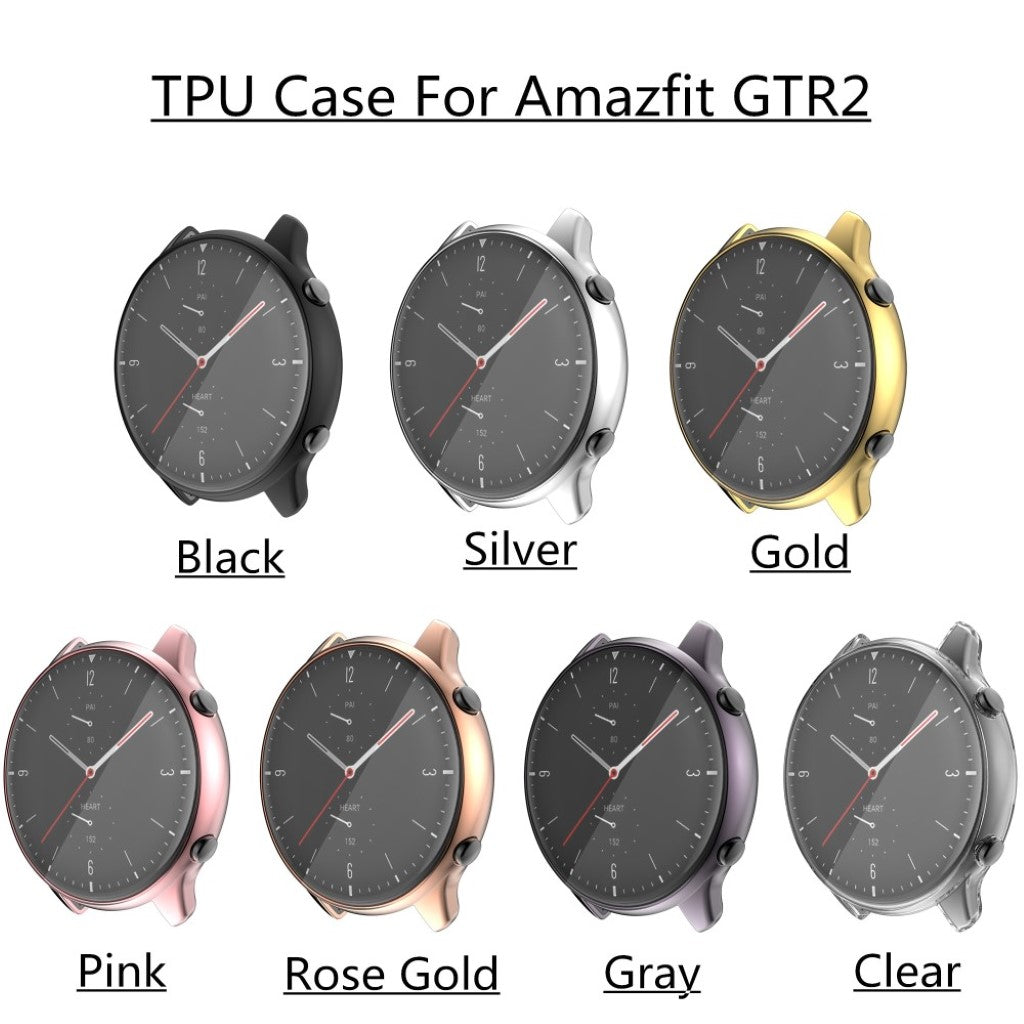 Flot Silikone Cover til Amazfit GTR 2 - Sølv#serie_6