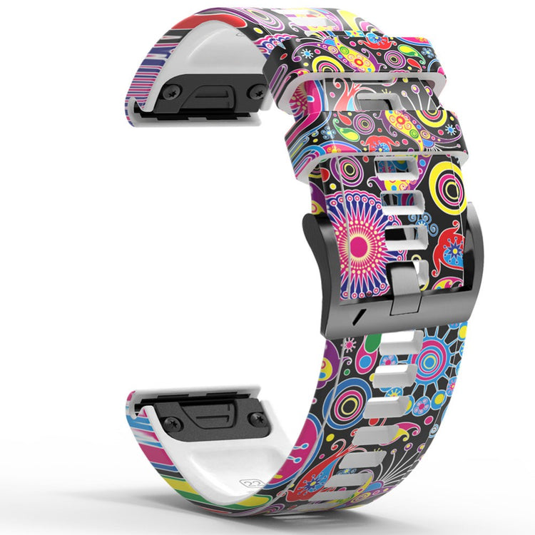 Smuk Silikone Universal Rem passer til Smartwatch - Flerfarvet#serie_6
