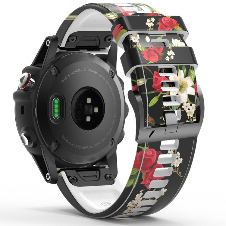 Smuk Silikone Universal Rem passer til Smartwatch - Flerfarvet#serie_7