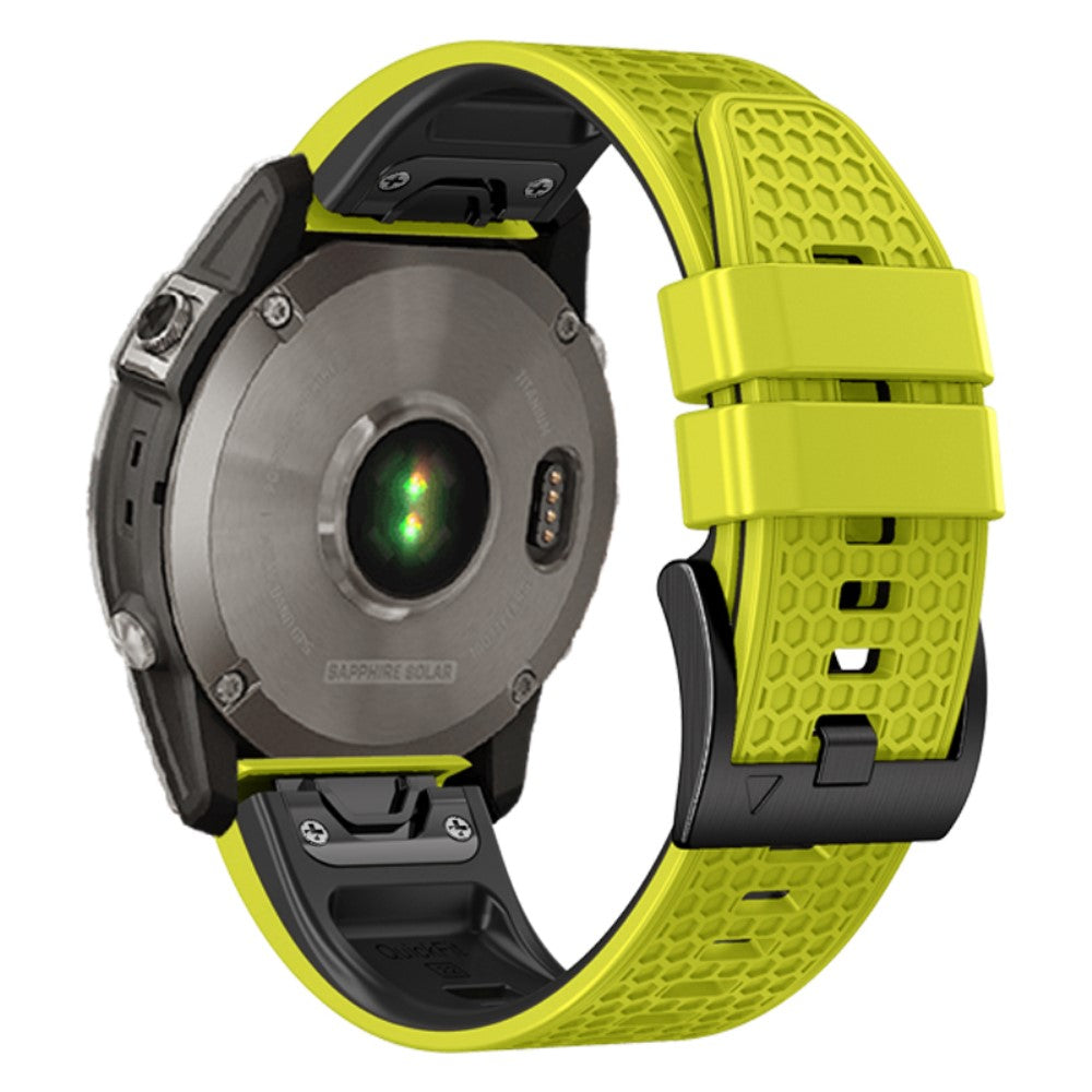 Smuk Silikone Universal Rem passer til Smartwatch - Grøn#serie_1