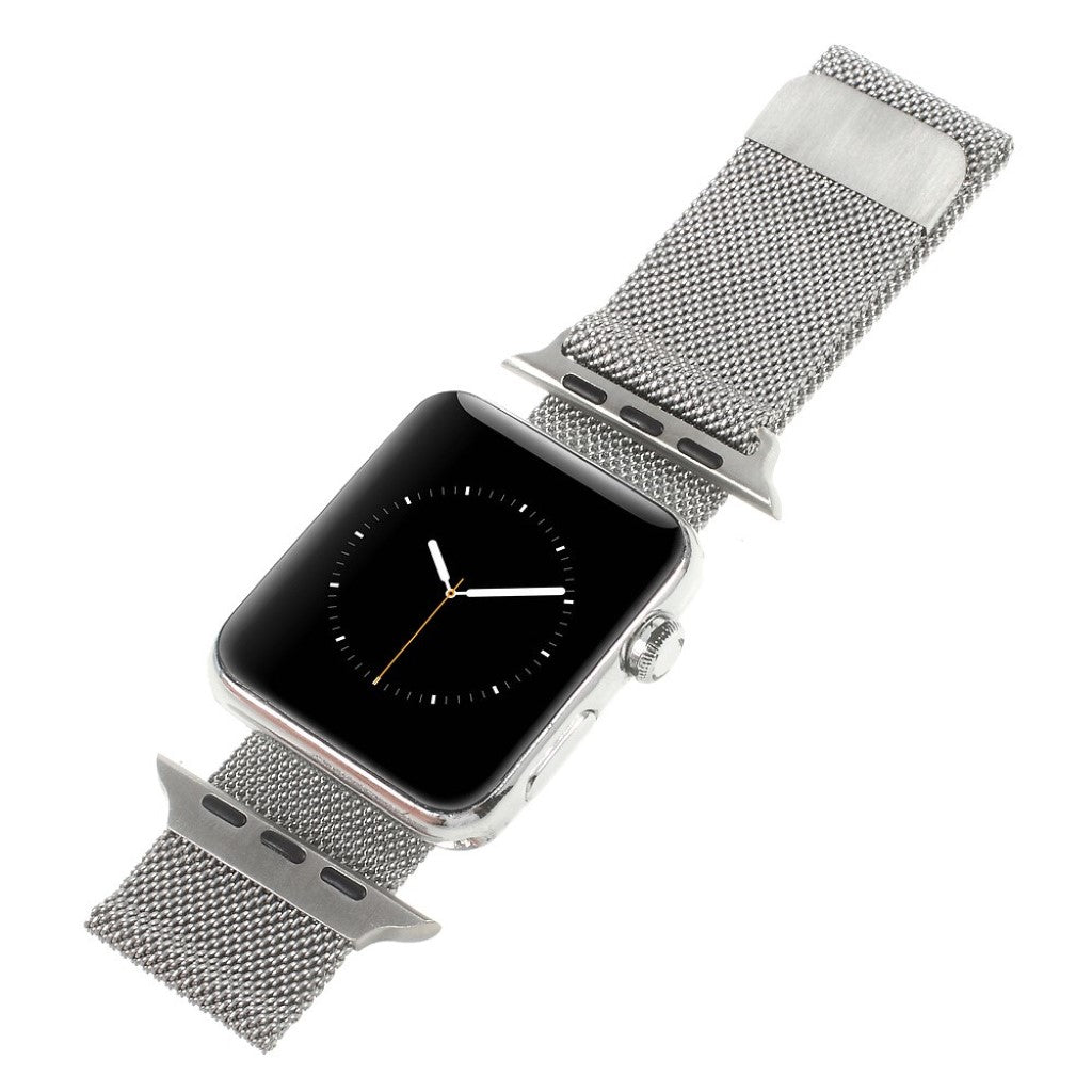 Komfortabel Apple Watch Series 1-3 38mm Metal Rem - Sølv#serie_4