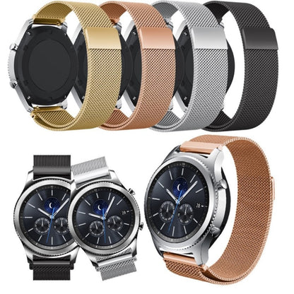 Tidsløst Samsung Gear S3 Metal Rem - Sort#serie_5
