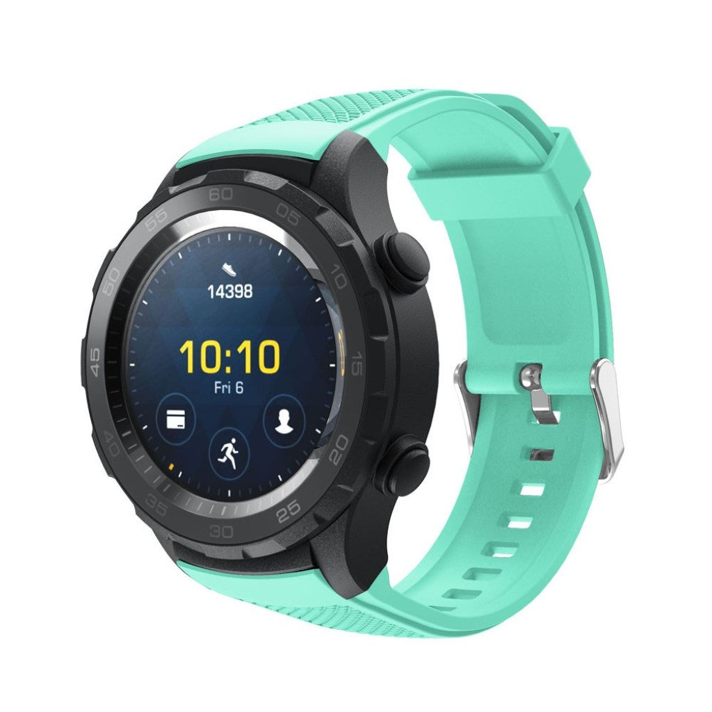 Meget nydelig Huawei Watch 2 Silikone Rem - Blå#serie_4