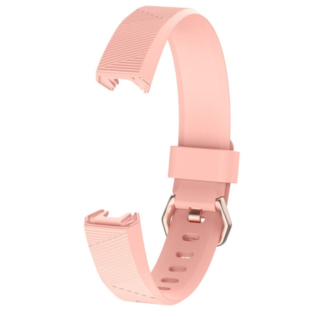 Rigtigt nydelig Fitbit Alta HR Silikone Rem - Pink#serie_7