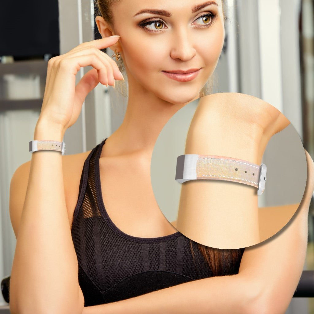 Super cool Fitbit Alta HR Ægte læder Rem - Brun#serie_3