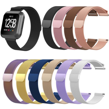 Vildt nydelig Fitbit Versa Metal Rem - Sort#serie_10