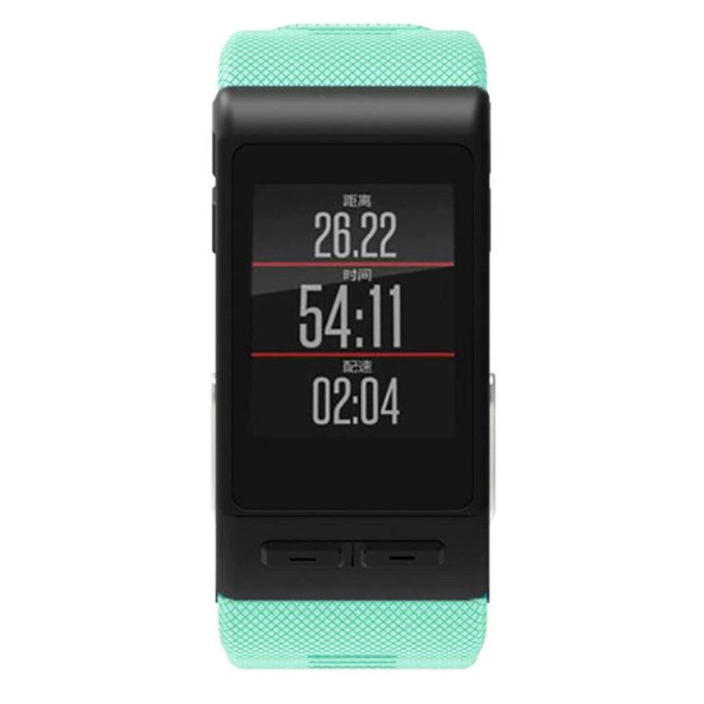 Rigtigt sejt Garmin Vivoactive HR Silikone Rem - Blå#serie_3