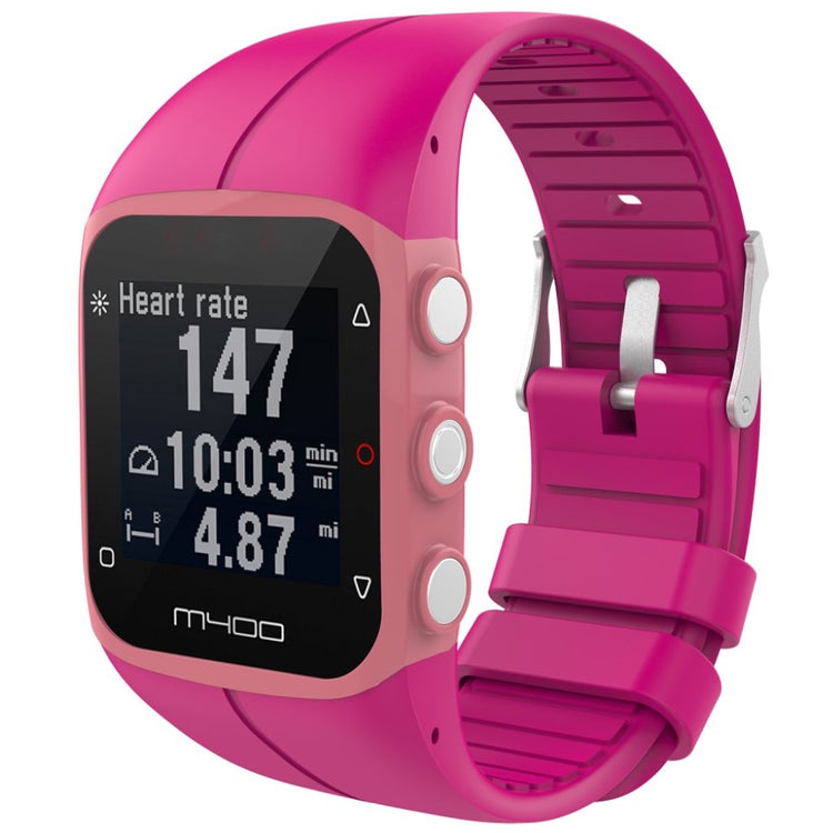 Super flot Polar M400 Silikone Rem - Pink#serie_6