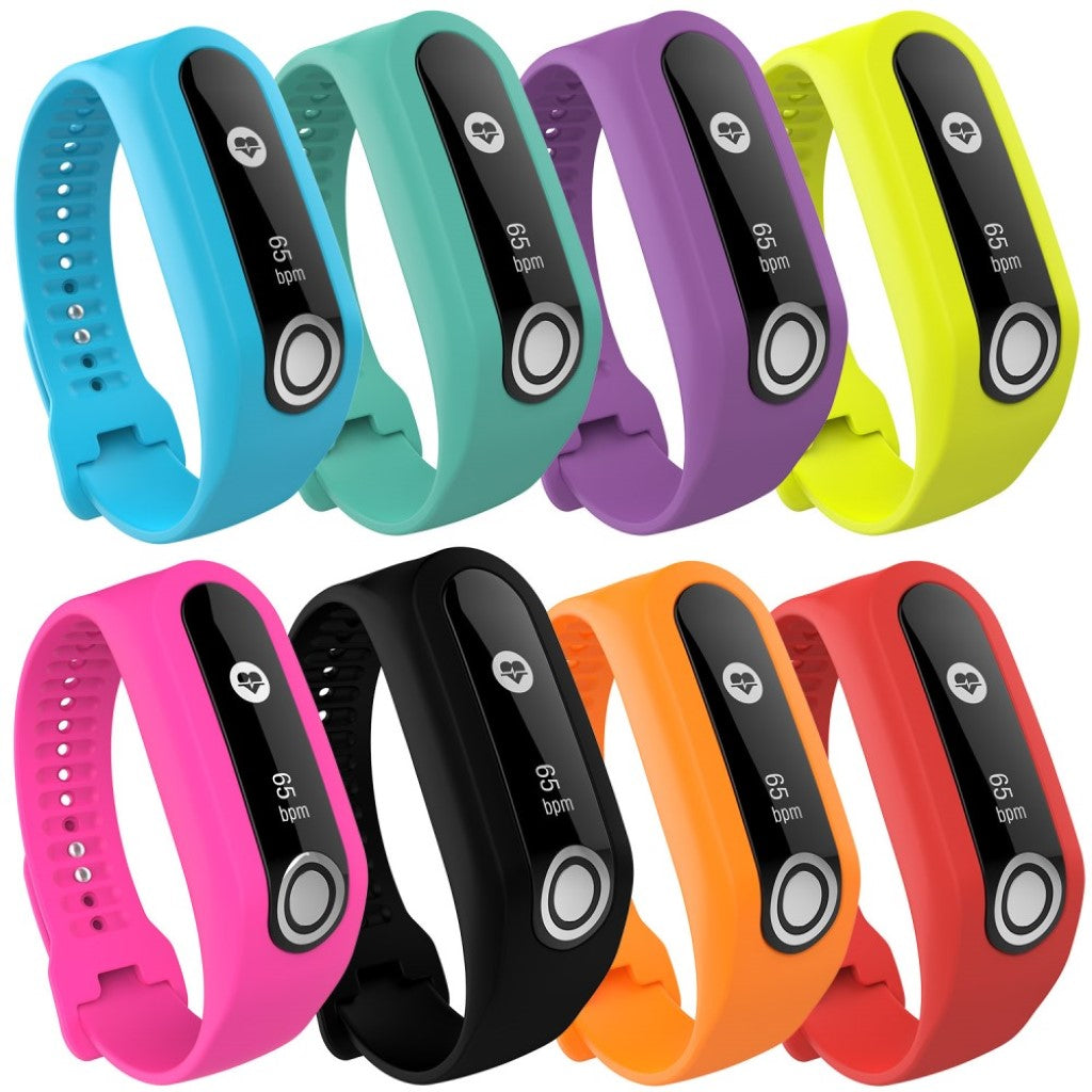Cool TomTom Touch Silikone Rem - Rød#serie_7