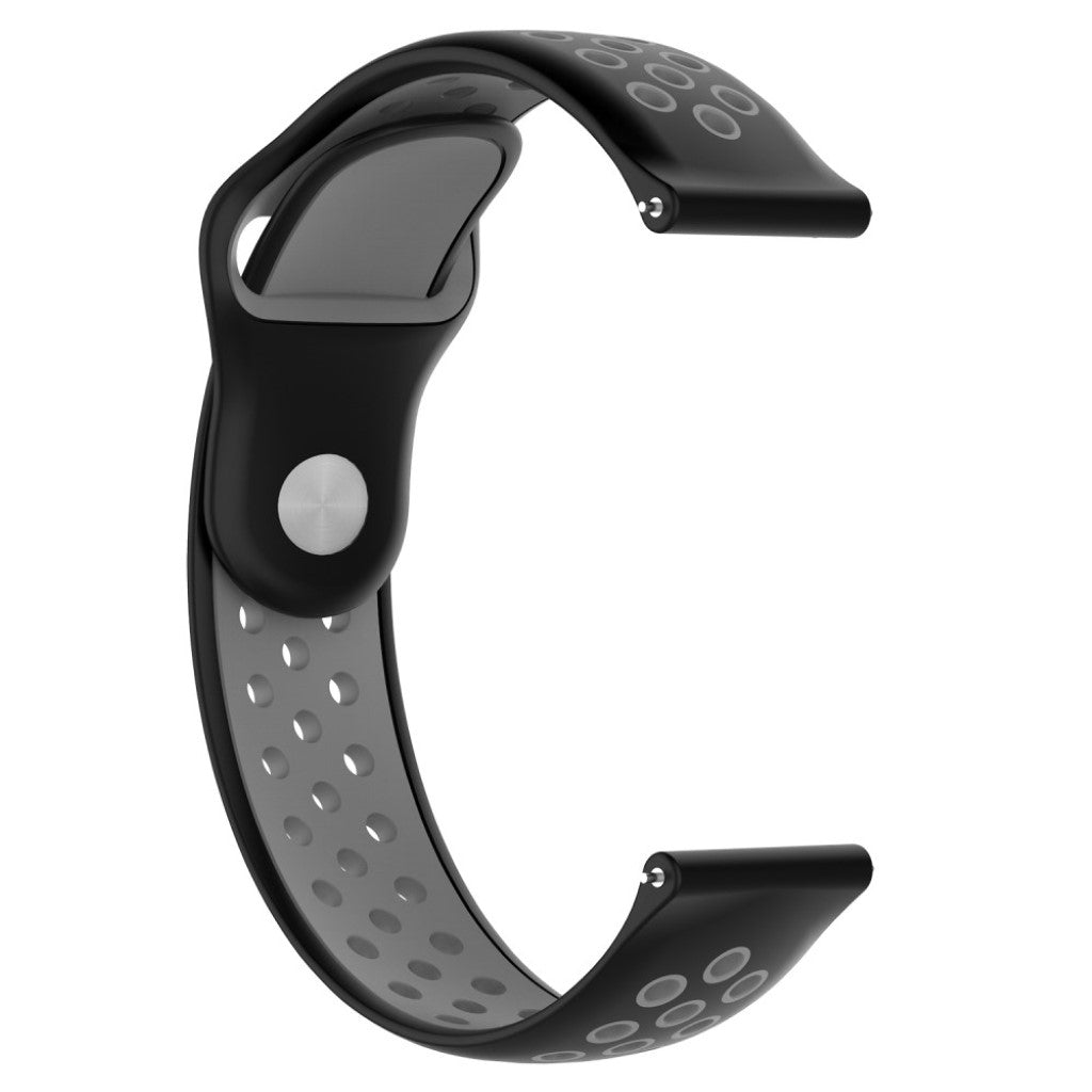 Mega skøn Amazfit 1 Silikone Rem - Sølv#serie_13