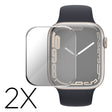 2st Apple Watch Series 7 45mm Gehard glas Schermbeschermer