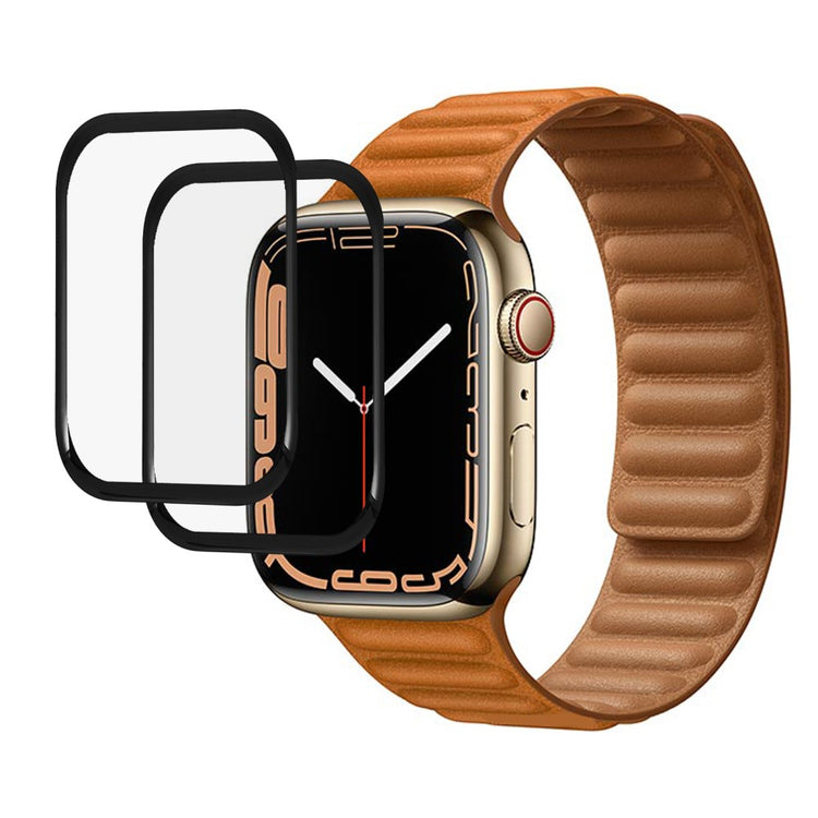 2stk Apple Watch Series 7 45mm Plastik Skærmbeskytter - Gennemsigtig#serie_371