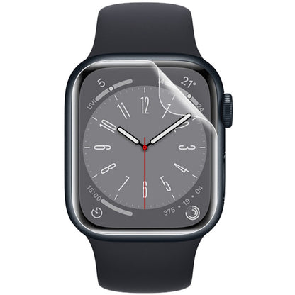 2stk Apple Watch Series 8 (41mm) / Apple Watch Series 7 41mm Silikone Skærmbeskytter - Gennemsigtig#serie_614
