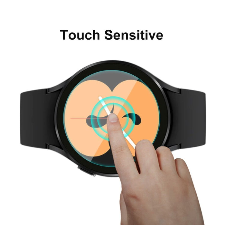 Meget Fed Samsung Galaxy Watch 4 Classic (42mm) Cover med Skærmbeskytter i Silikone og Hærdet Glas - Pink#serie_5