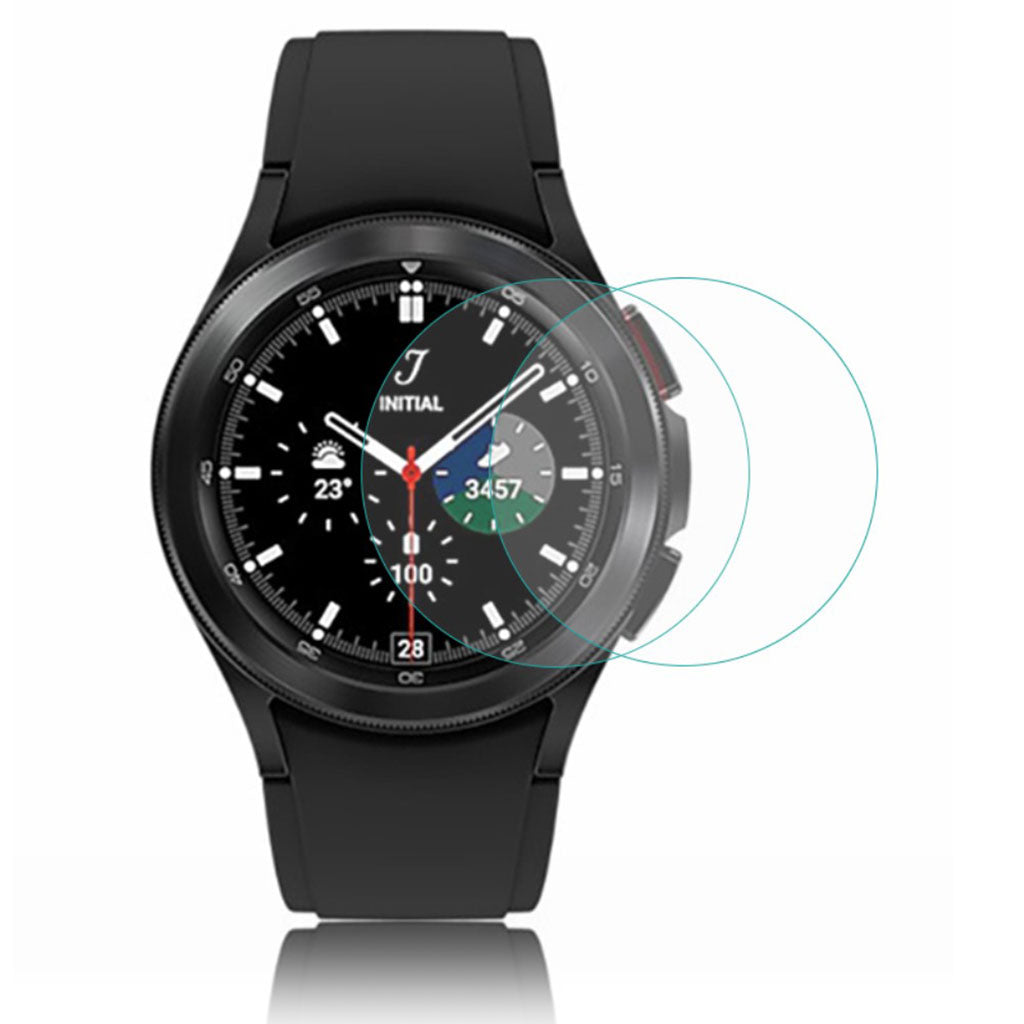 2stk Samsung Galaxy Watch 4 Classic (42mm) Plastik Skærmbeskytter - Gennemsigtig#serie_581