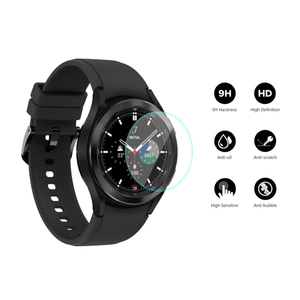 Samsung Galaxy Watch 4 Classic (46mm) Hærdet Glas  HD Skærmbeskytter - Gennemsigtig#serie_555