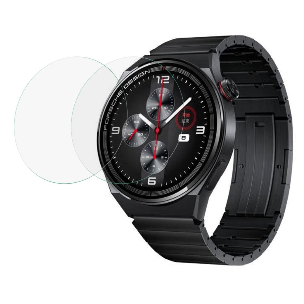 2stk Huawei Watch GT 3 Pro Porsche Design Hærdet Glas Skærmbeskytter - Gennemsigtig#serie_377