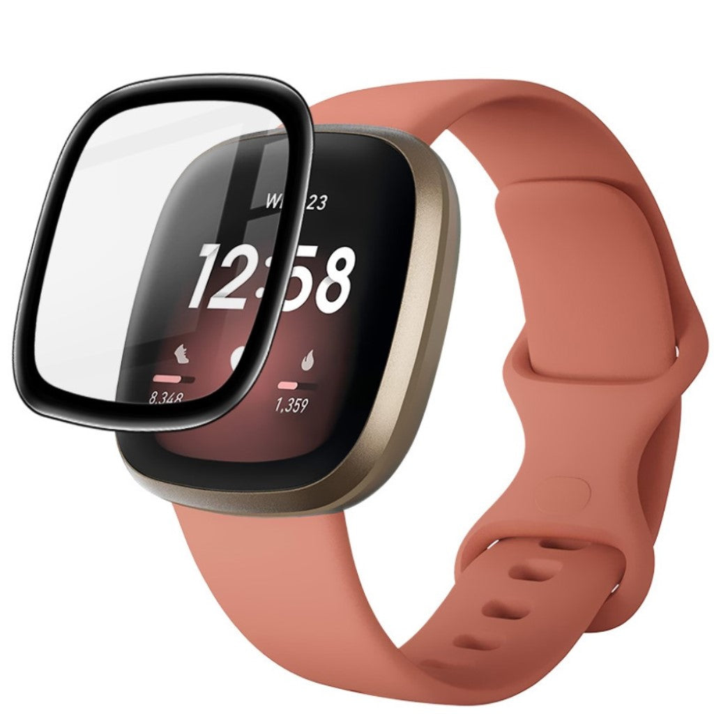 Fitbit Versa 3 Plastik Skærmbeskytter - Gennemsigtig#serie_641