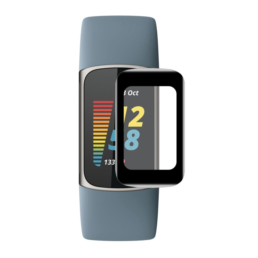 Fitbit Charge 5 Plastik Skærmbeskytter - Gennemsigtig#serie_647