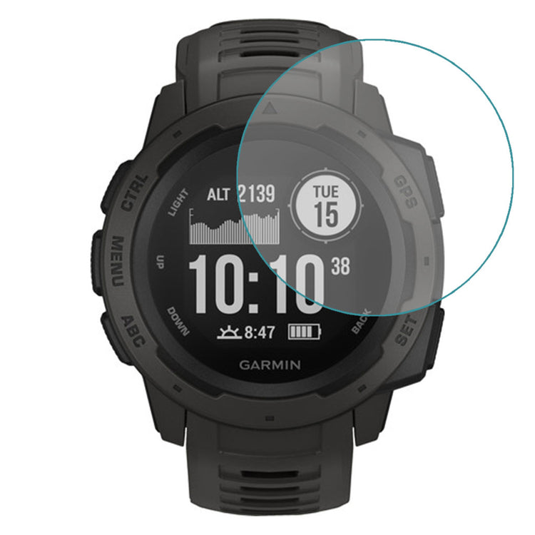 Garmin Instinct Silikone Skærmbeskytter - Gennemsigtig#serie_110