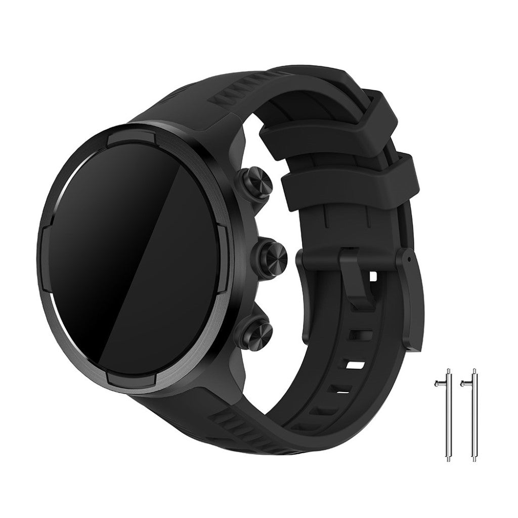 Eminent Universal Suunto Silikone Rem - Sort#serie_1