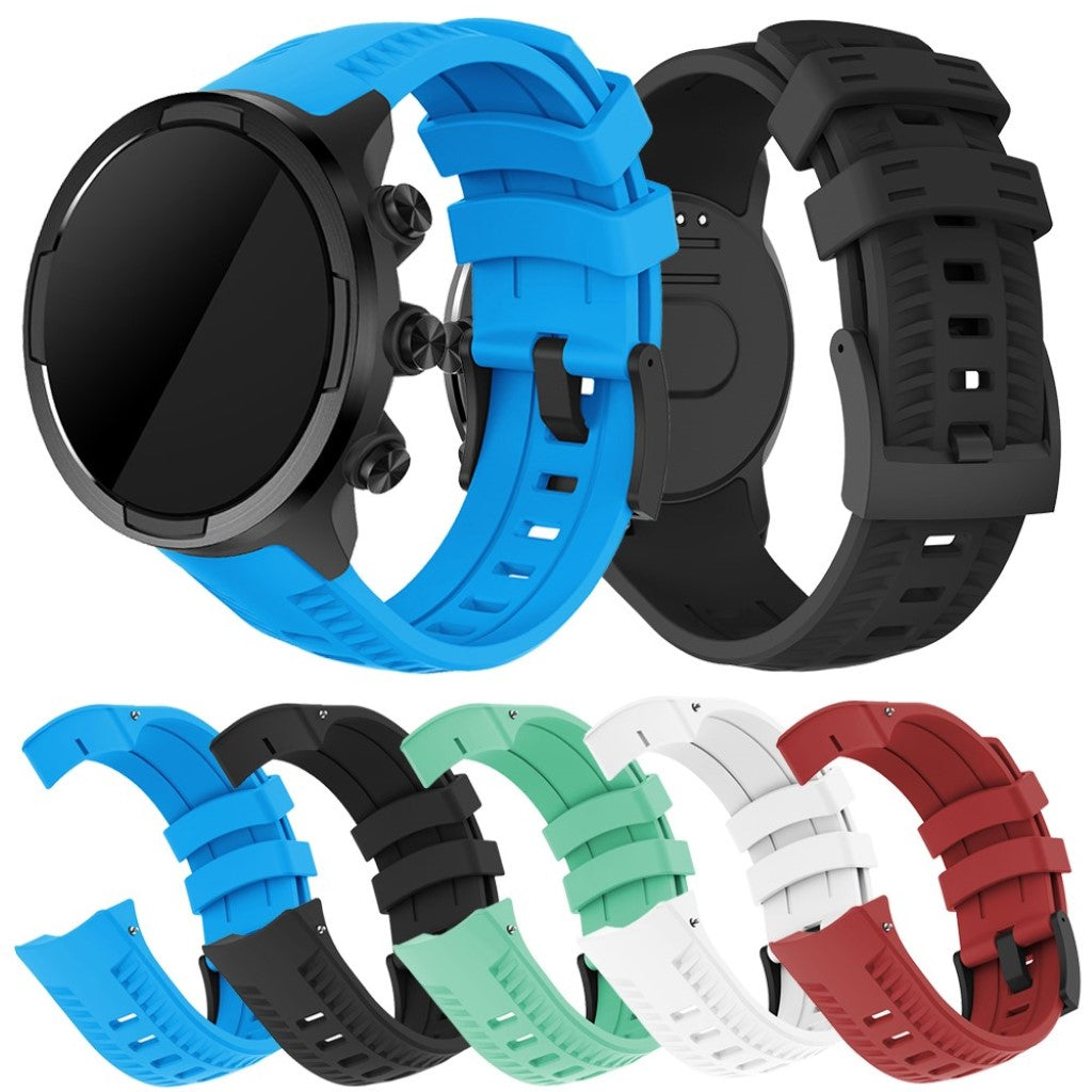 Eminent Universal Suunto Silikone Rem - Sort#serie_1