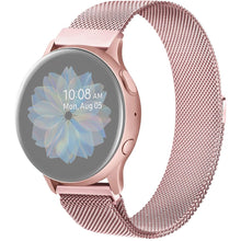 22mm Universal JLT milanese stainless steel watch strap - Pink#serie_2