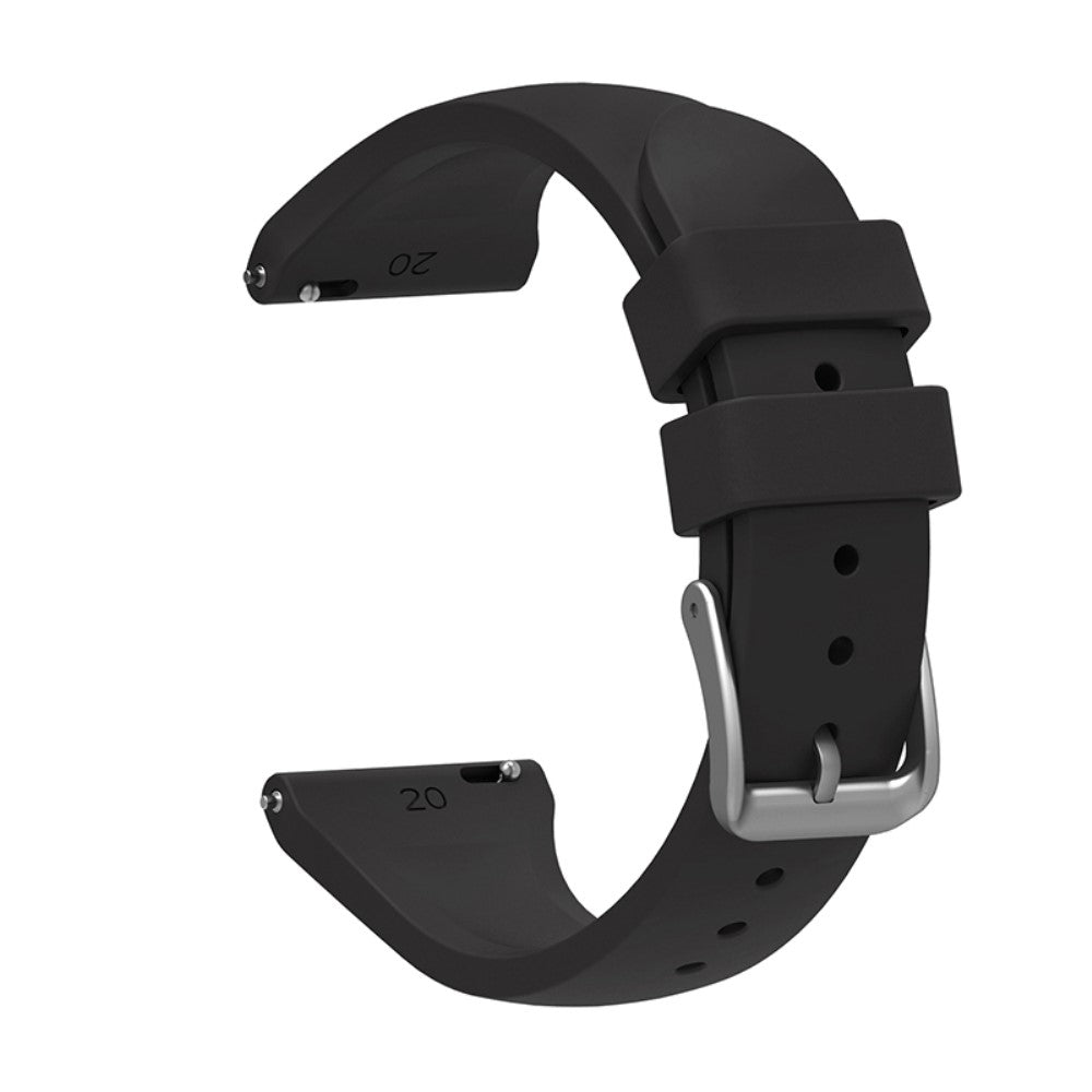 20mm Universal silicone watch strap - Navy Blue#serie_2