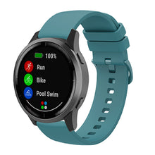 22mm Universal solid color silicone watch strap - Green#serie_2