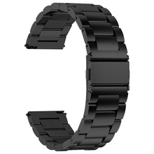 20mm Universal stainless steel watch strap - Black#serie_1