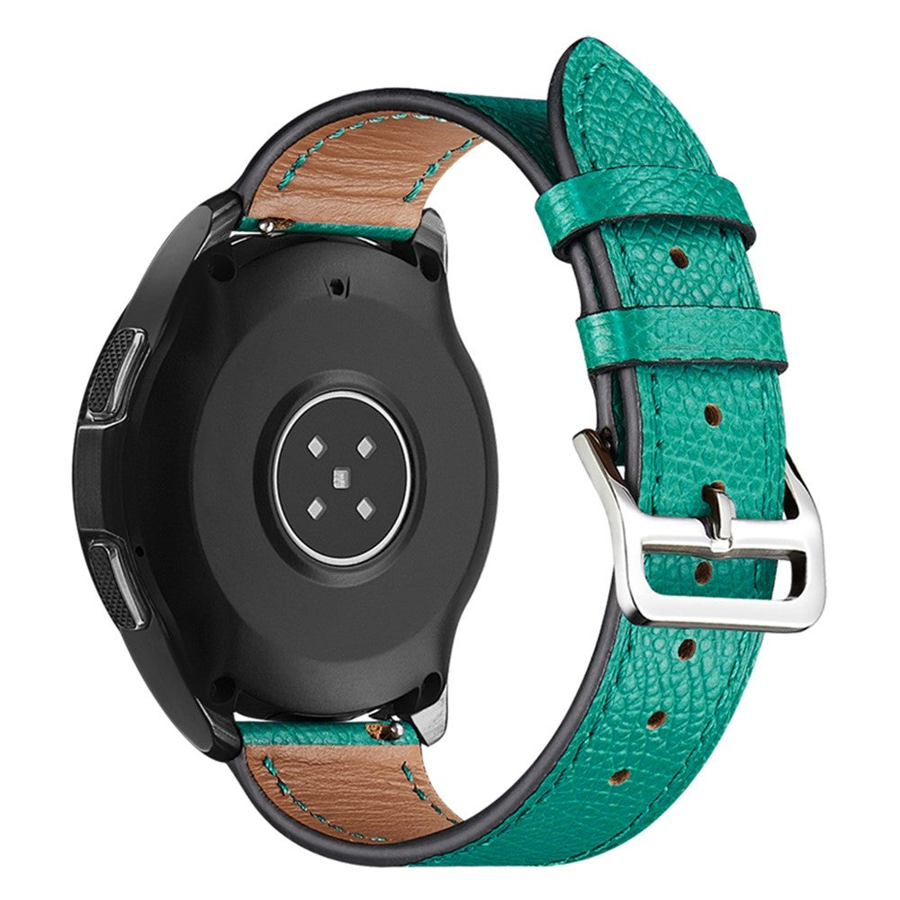 22mm Universal genuine leather watch strap - Green#serie_8