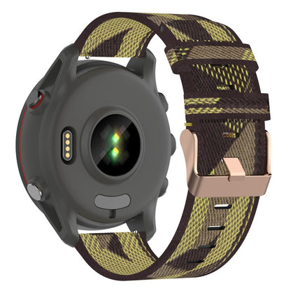 22mm Universal nylon watch strap - Yellow Stripe#serie_3