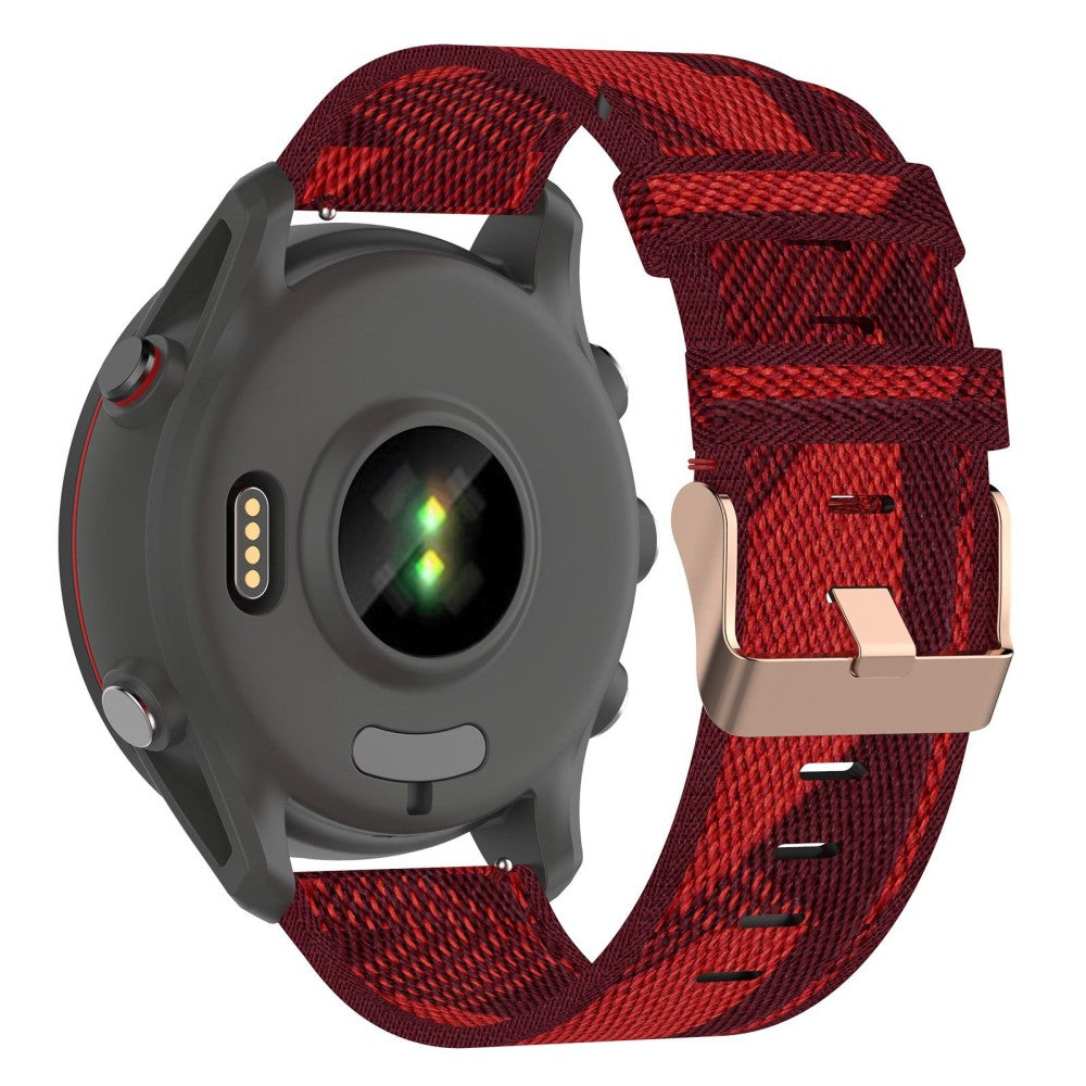22mm Universal nylon watch strap - Red Stripe#serie_5