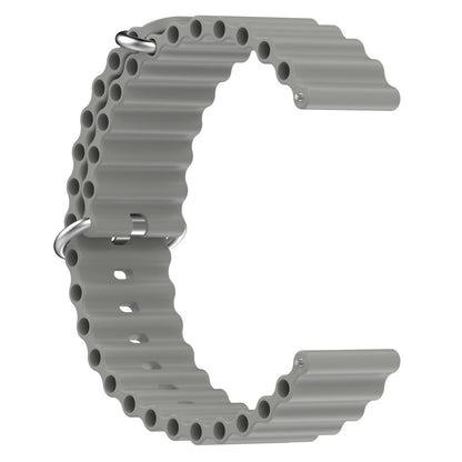 Mega komfortabel Universal Silikone Rem - Sølv#serie_9