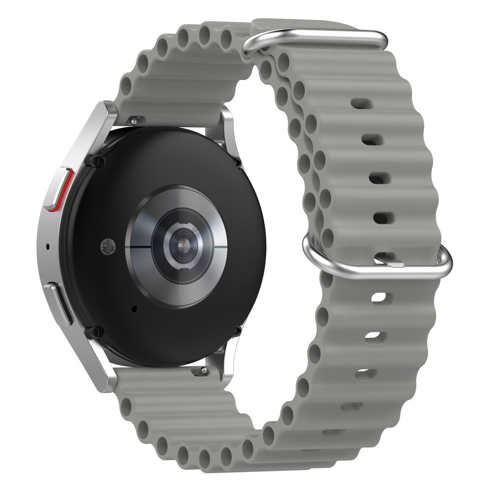 20mm Universal silicone watch strap - Grey#serie_9