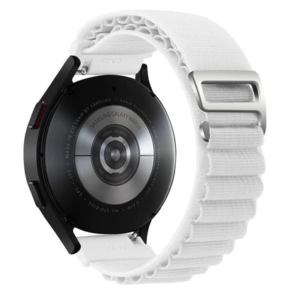 18mm Universal nylon watch strap - White#serie_2