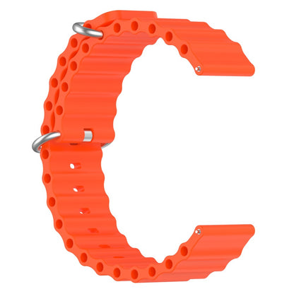 Helt vildt slidstærk Universal Silikone Rem - Orange#serie_3