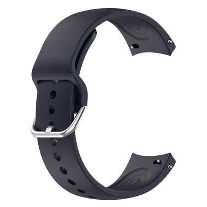22mm Universal silicone watch strap with metal buckle - Midnight Blue#serie_7