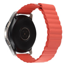 22mm Universal genuine leather watch strap - Orange#serie_2